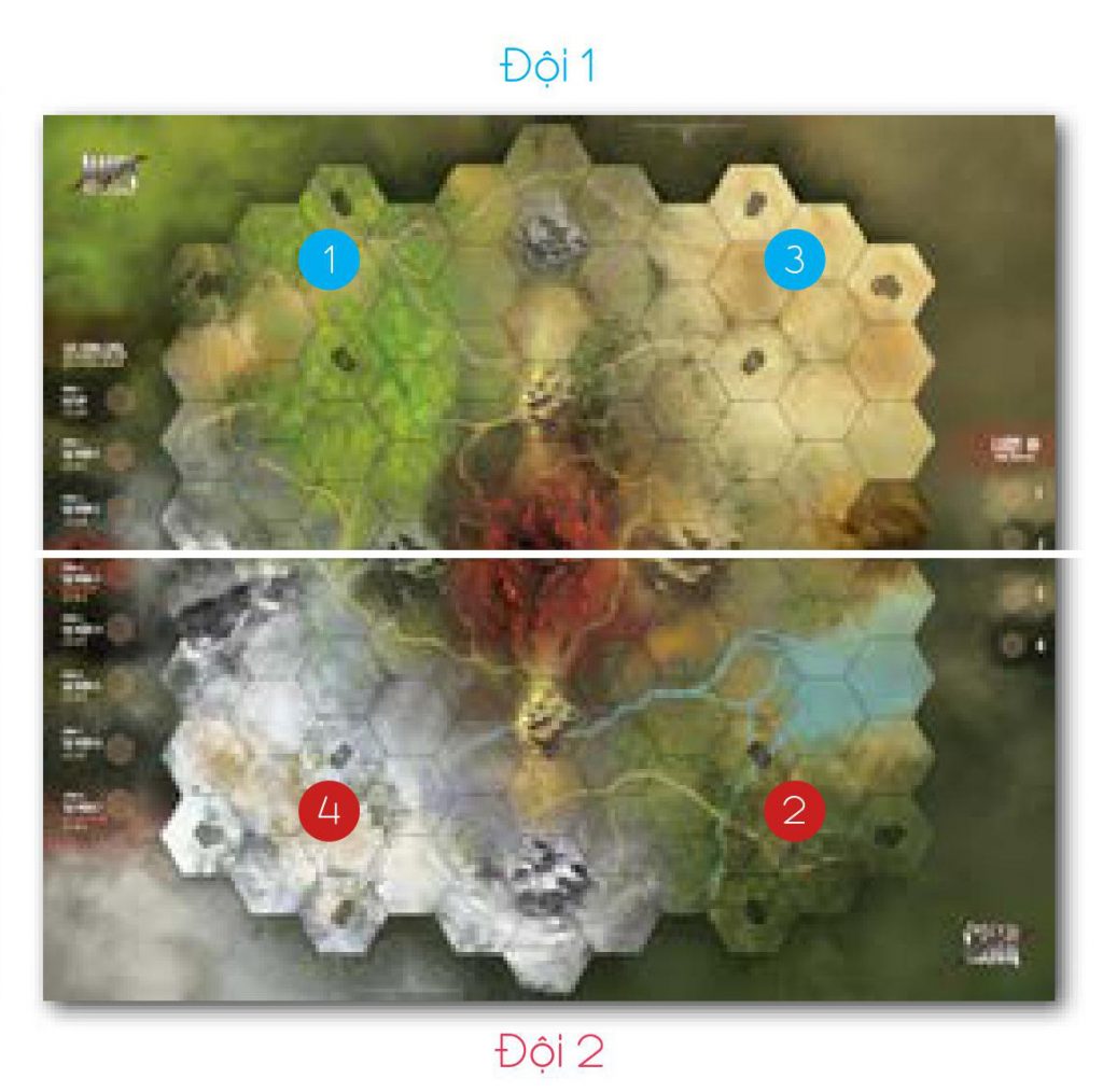 Hướng dẫn cách chơi board game Dozen War phiên bản Chiến Thần chi tiết nhất