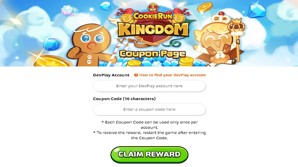 Nhâp code Cookie Run Kingdom mới nhất, nhận miễn phí sau 5s 4