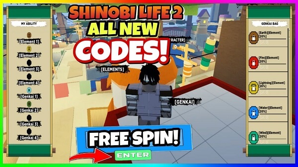 Nhập code Shinobi Life 2 mới nhất, hoàn toàn miễn phí 2