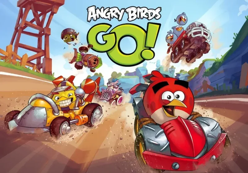 5- Game đua xe Angry Birds Go