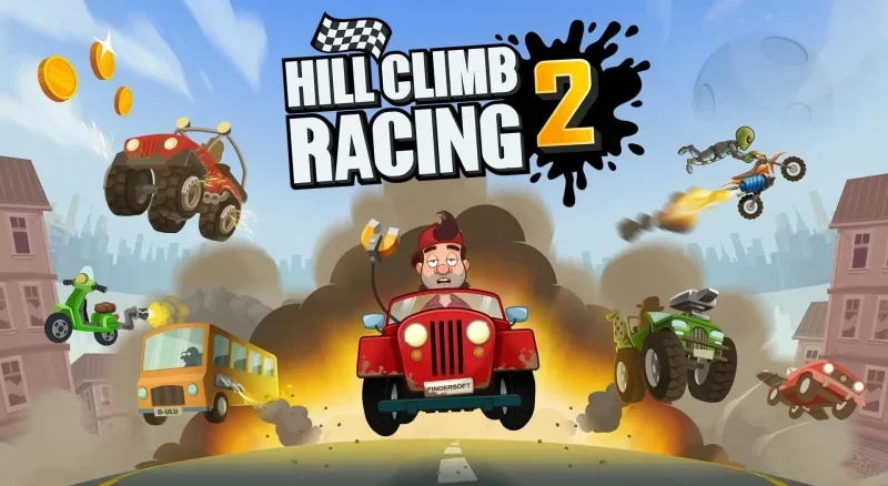 7- Trò chơi đua xe Hill Climb Racing 2