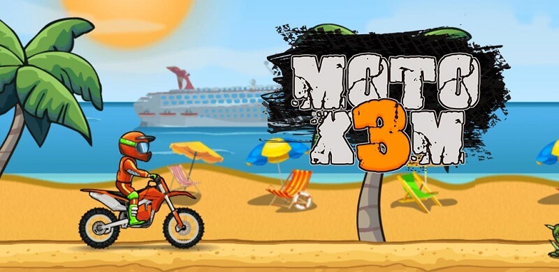 9- Game đua xe Moto X3M Bike Race