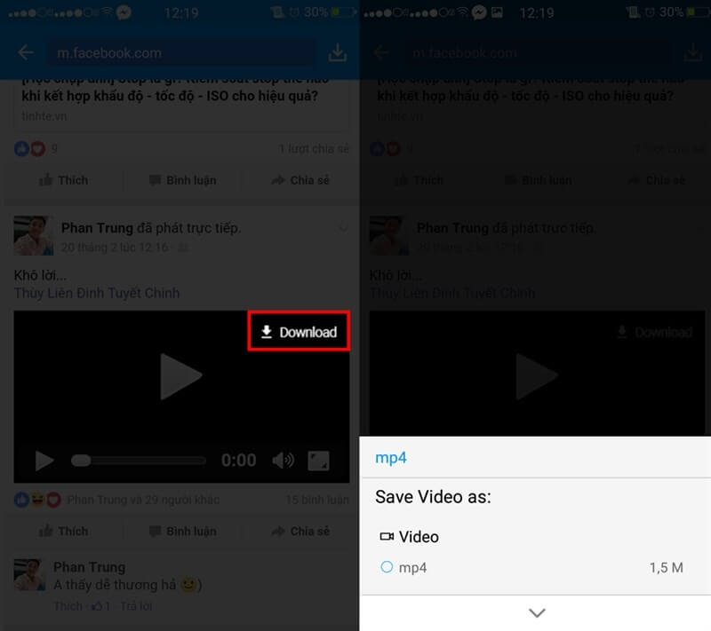 Sử dụng ứng dụng Keepvid tải video Facebook trên Android - 2