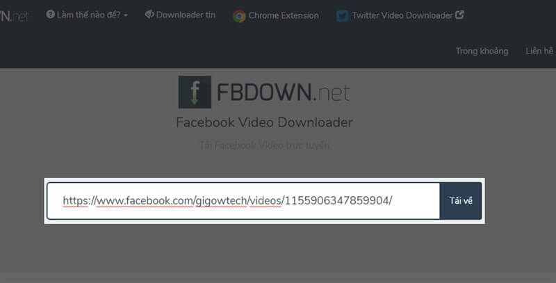 Tải video cho máy tính bằng Fbdown.net - 1