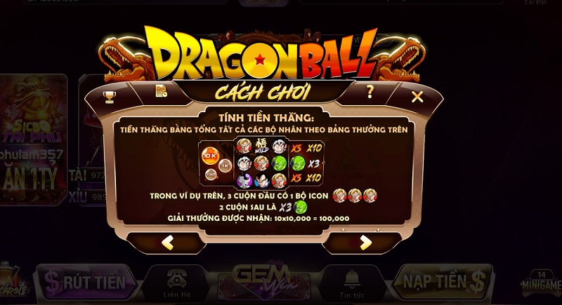 DragonBall độc đáo ở link tải Gemwin với cách chơi mới lạ 